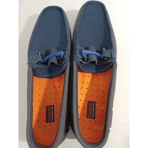 SWIMS Men's Sporty Bit Loafer 21351-002, Navy, EUR 42.5 US 9.5